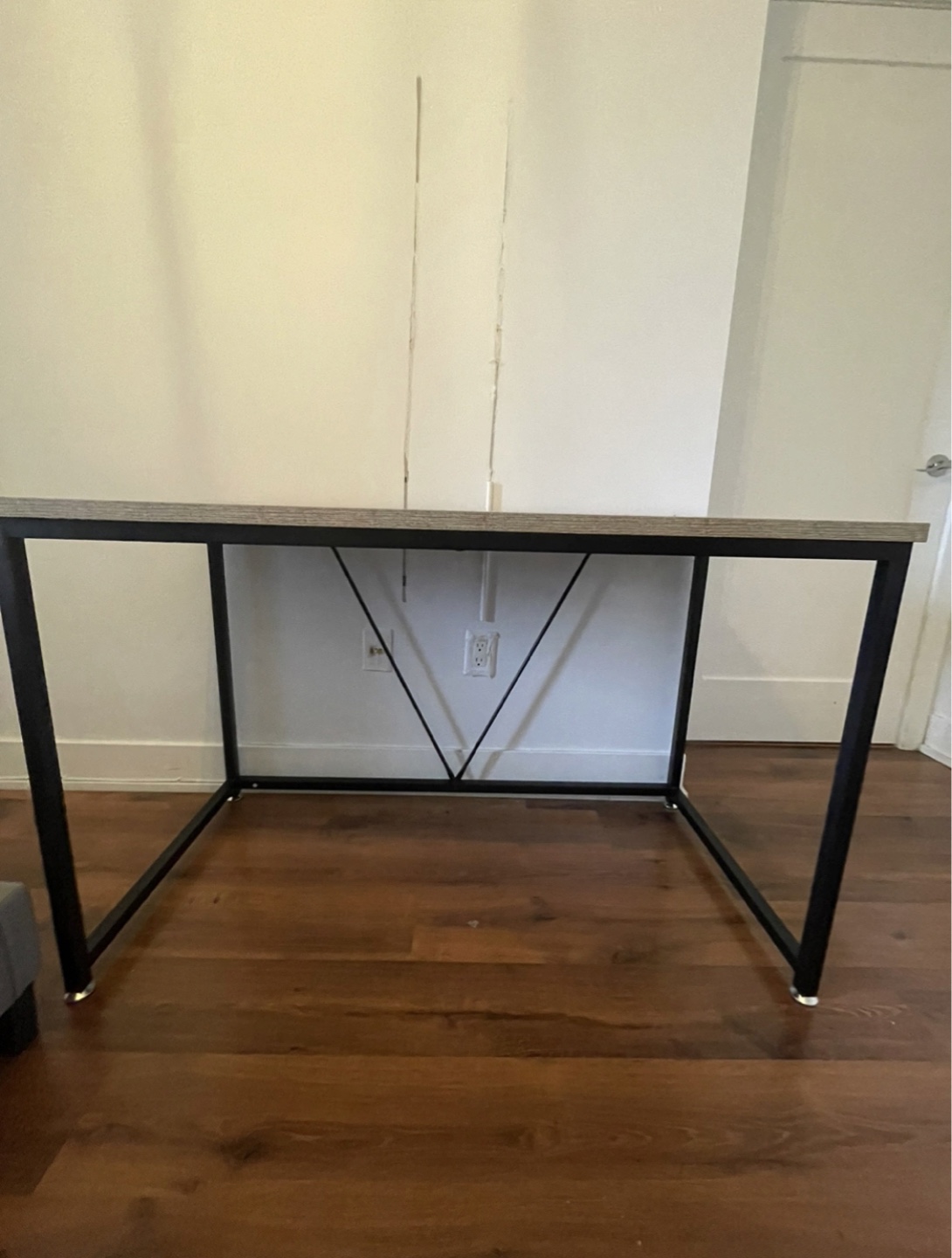 Study / Work Desk with Metal Frame - photo 2