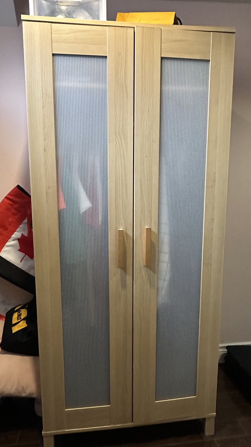 Light beige wardrobe, closet