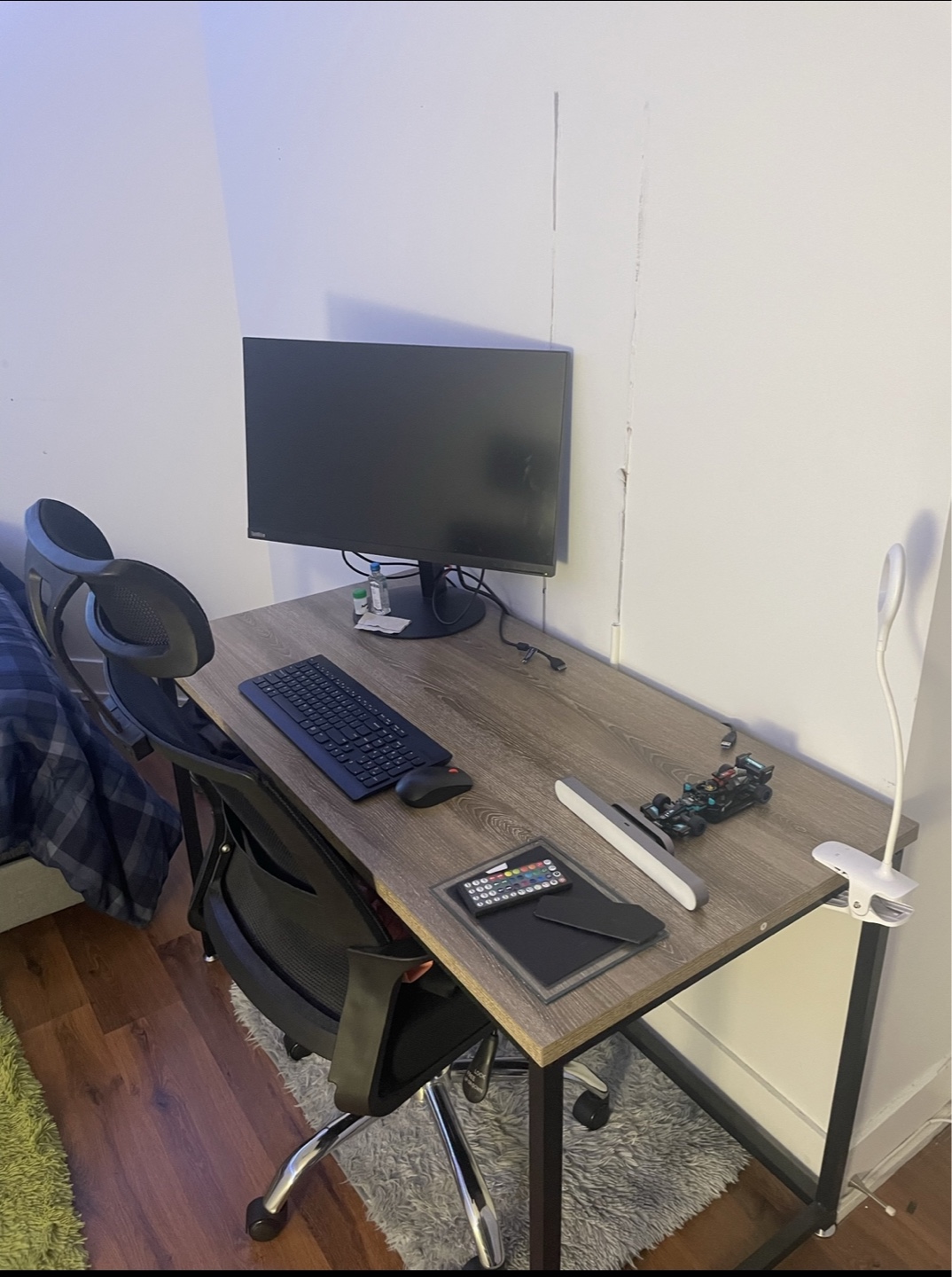 Study / Work Desk with Metal Frame - photo 4