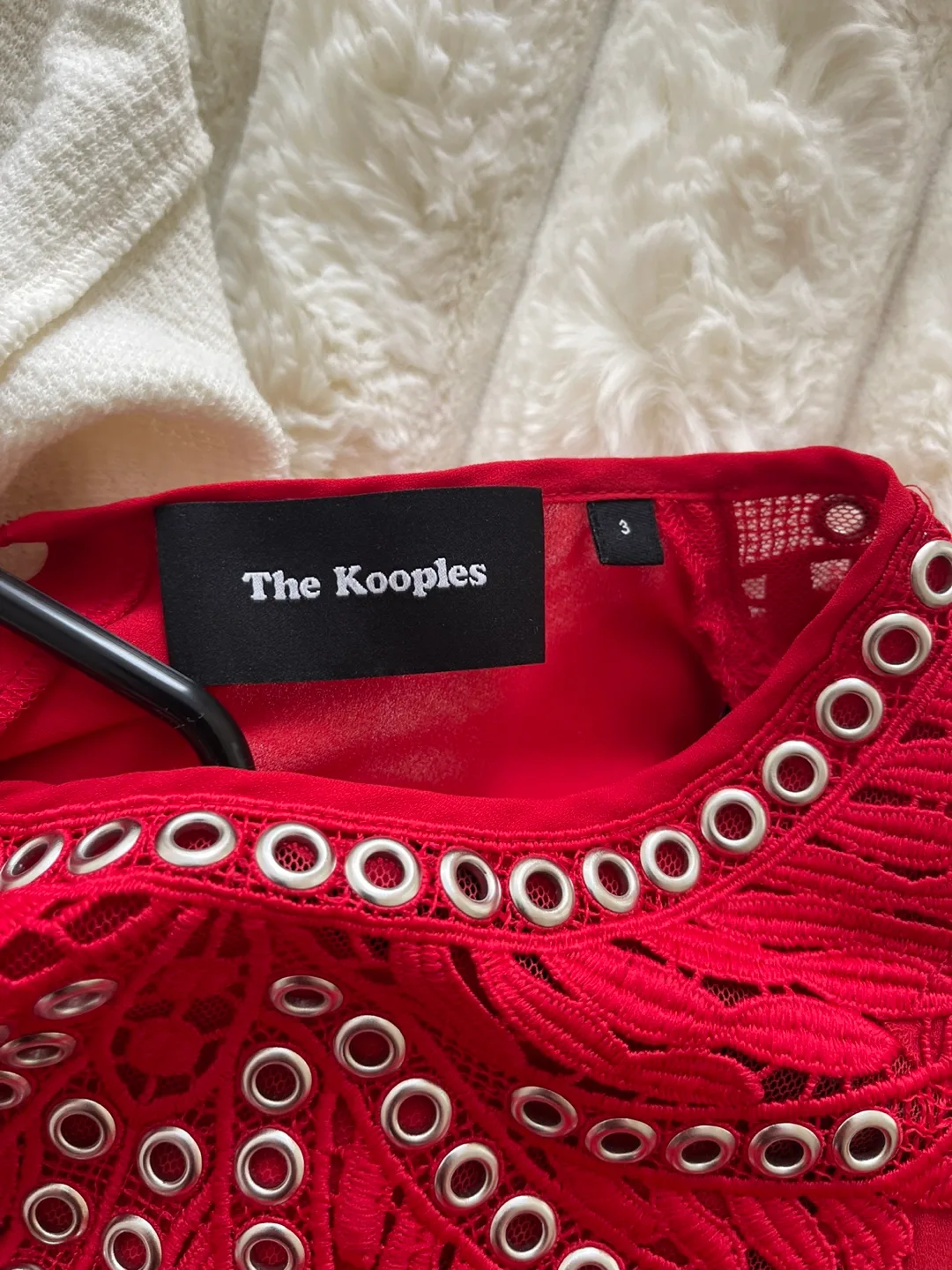 The Kooples Red Blouse Size 3 image indicator(2)