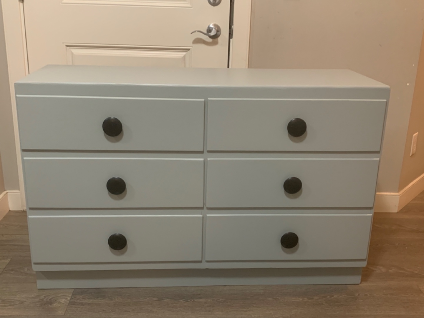 Six-Drawer Dresser - Light Grey
