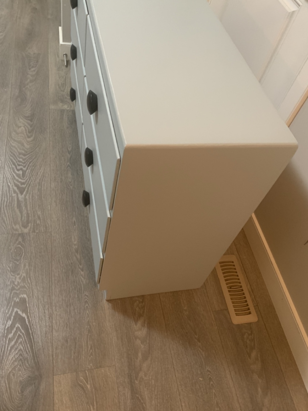 Six-Drawer Dresser - Light Grey - photo 3