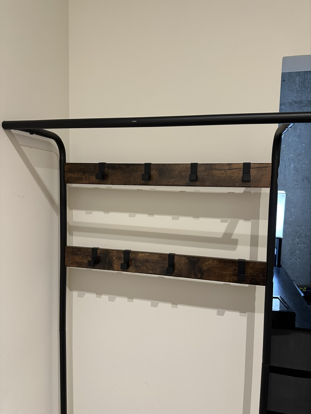 Hall Tree with Bench and Shoe Rack - photo 3