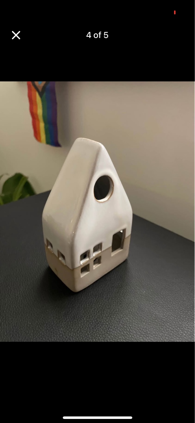 Ceramic House Candle Holder - photo 3