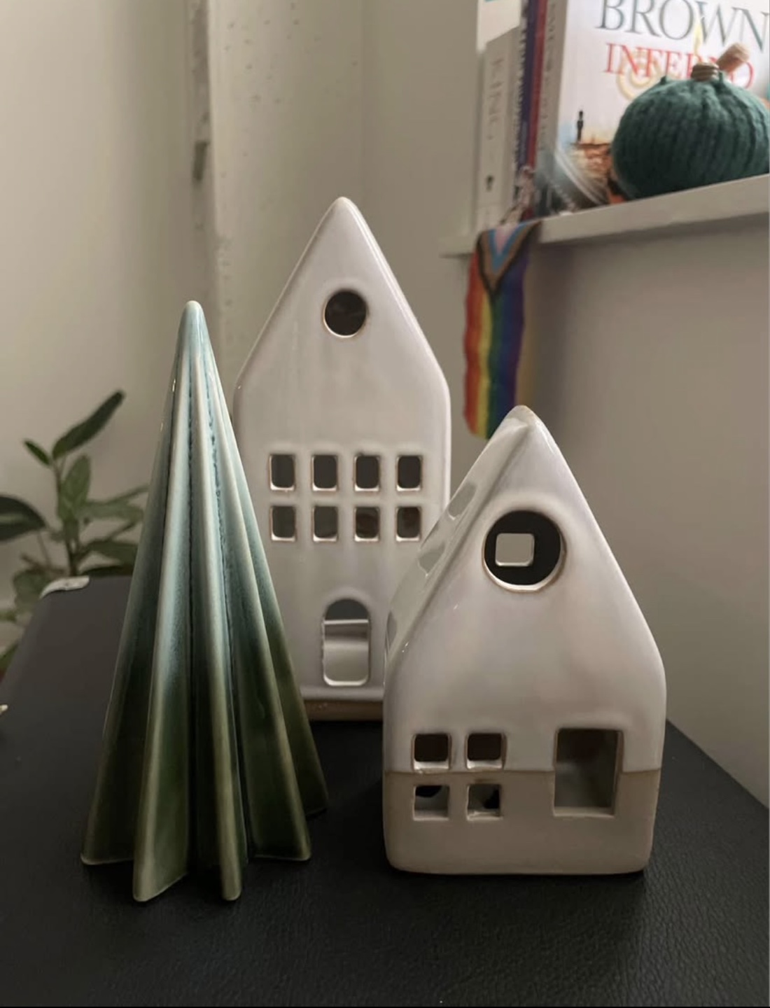 Ceramic House Candle Holder
