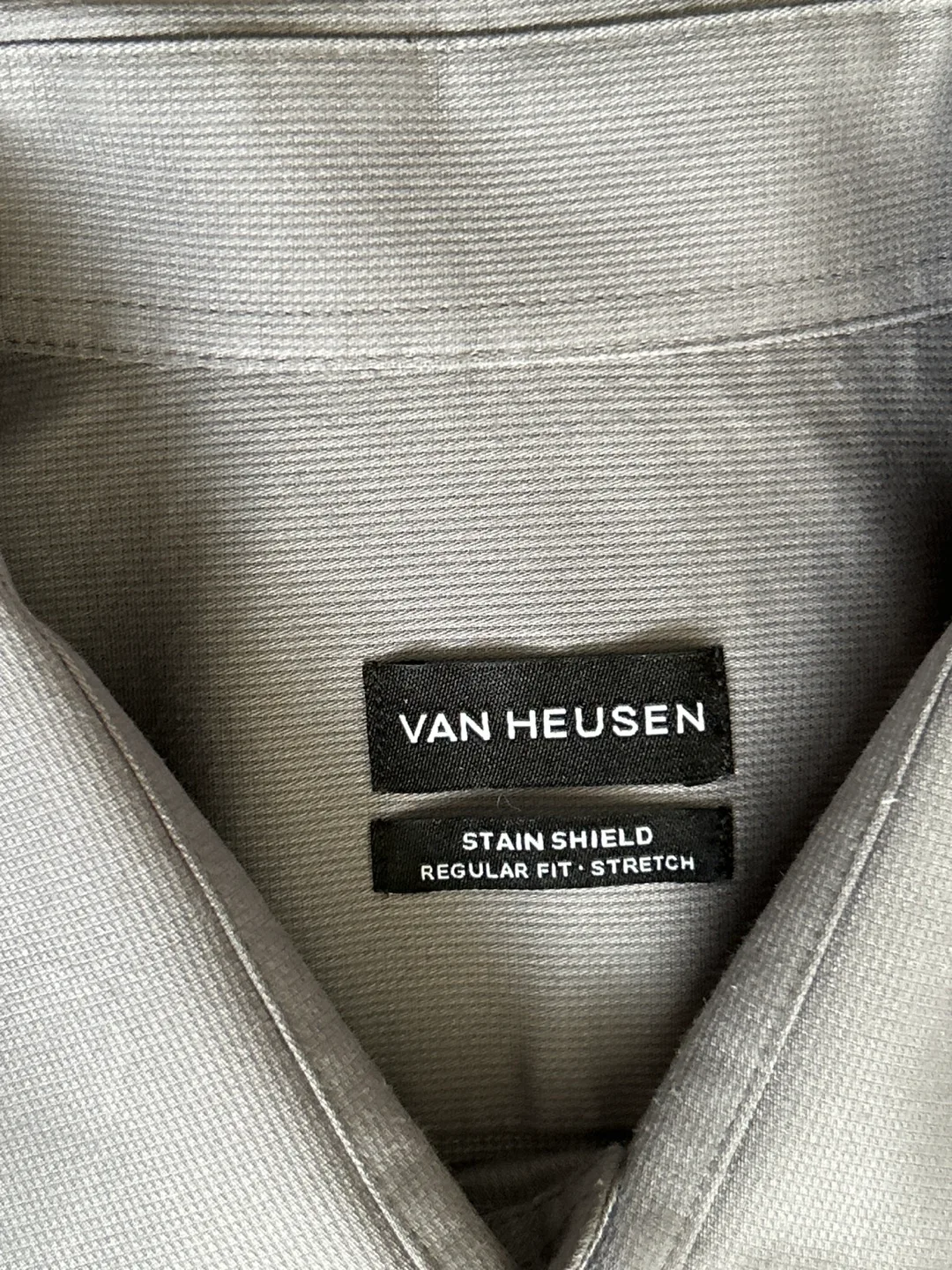 Men's Van Heusen Grey Dress Shirt- Worn Once image indicator(3)