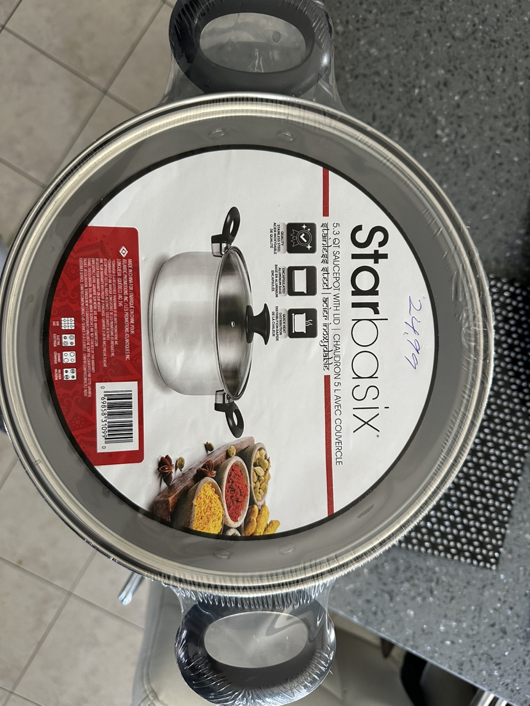 New 5.3qt pot with lid and handles 2 available $20each - photo 2
