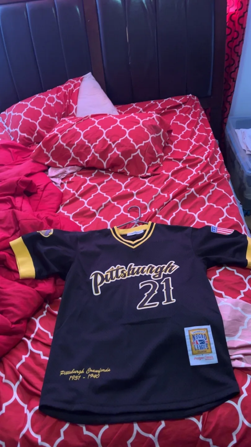 Vintage Pittsburgh Crawfords Negro League Jersey #21 thumbnail