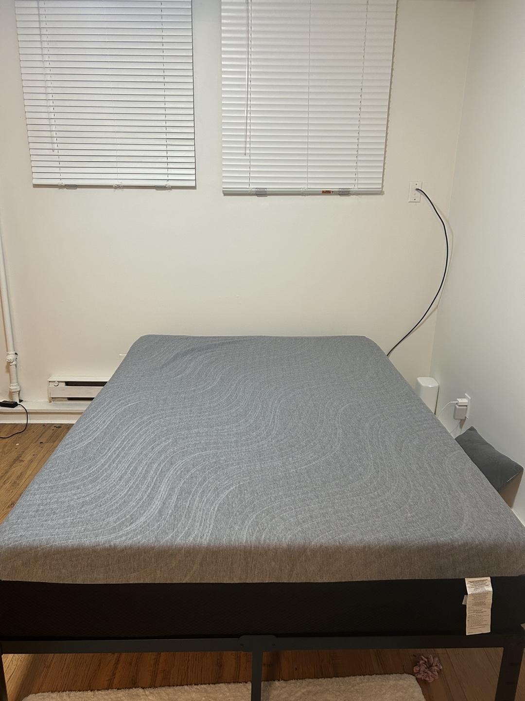 Double Size Mattress and Metal Frame Set
