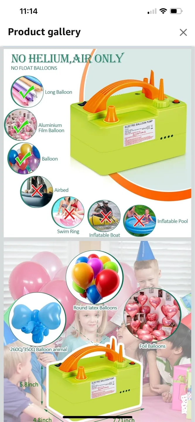 Electric Balloon Pump - 3 Operation Modes image indicator(2)