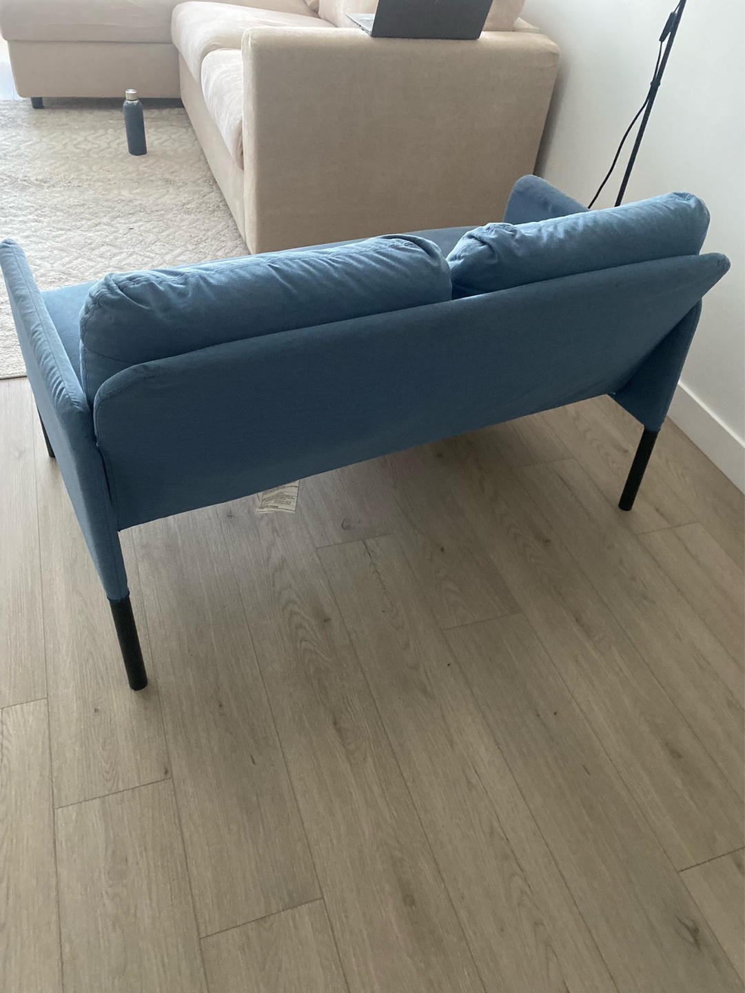 IKEA Glostad- Blue Love seat Sofa