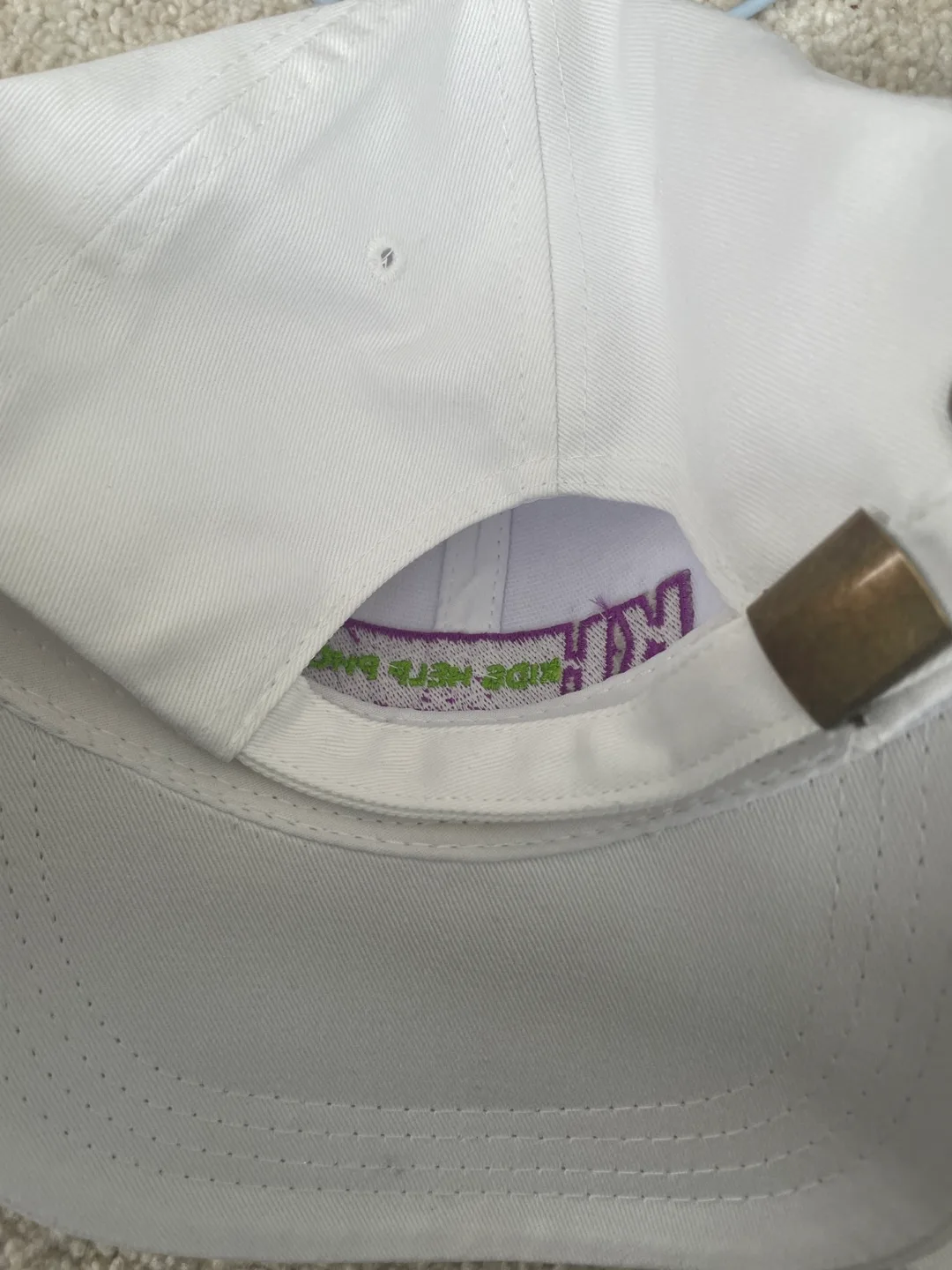 Kids Help Phone White Baseball Cap image indicator(2)