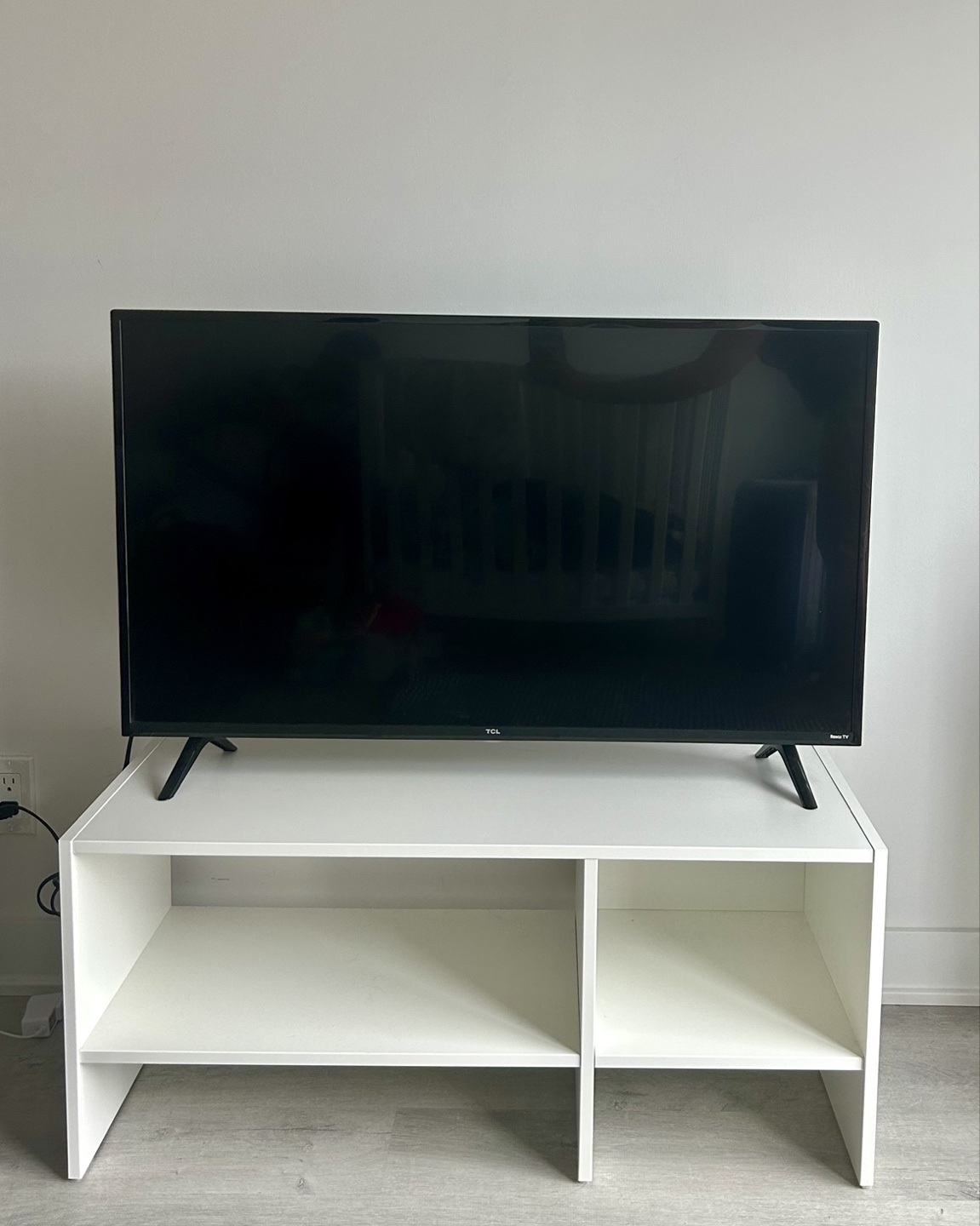 TCL 40” Smart Roku TV with WhiteConsole