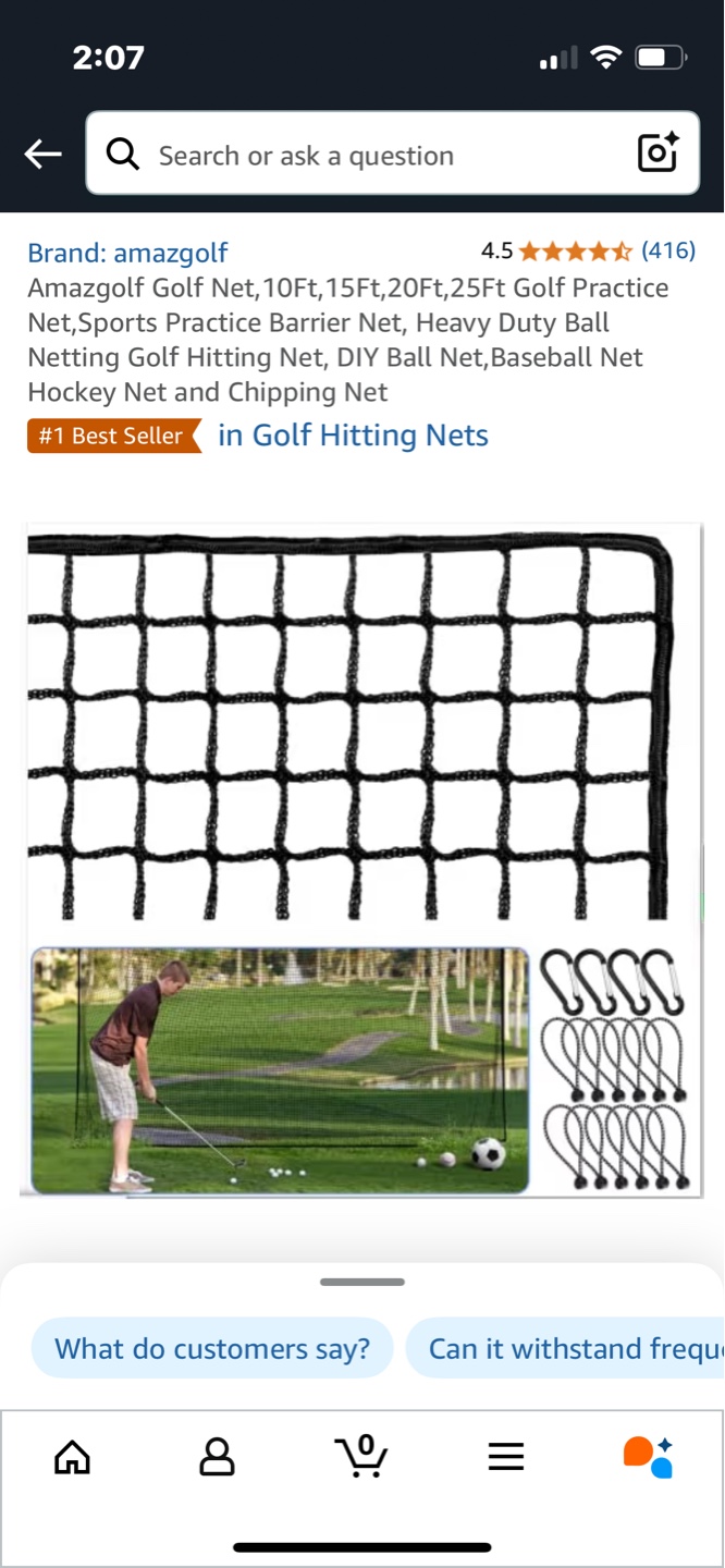 Gagalileo golf hitting cage with extra net with extra net - photo 4