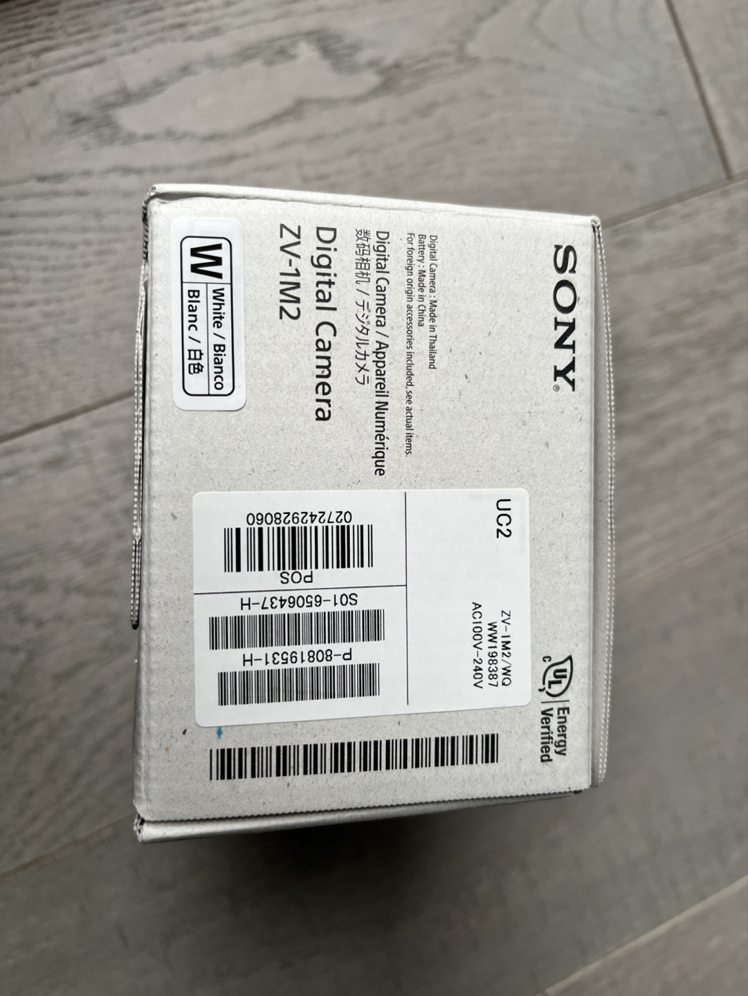 Sony ZV-1M2 Digital Camera - White - photo 2