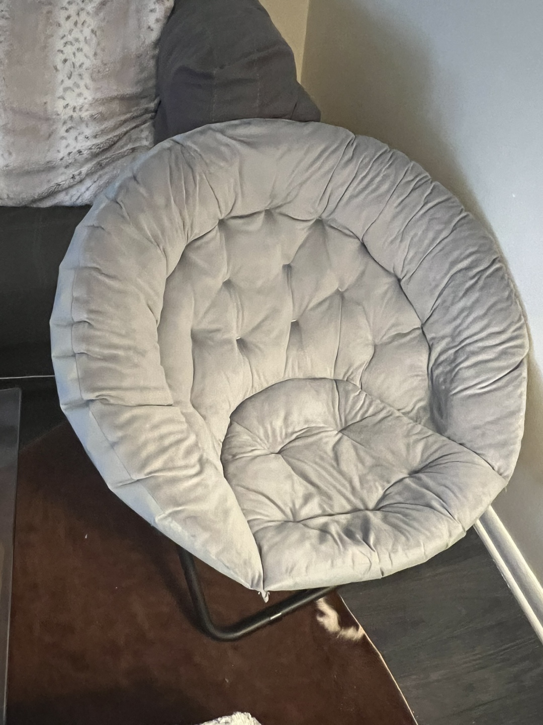 Gray Saucer Chair - photo 2