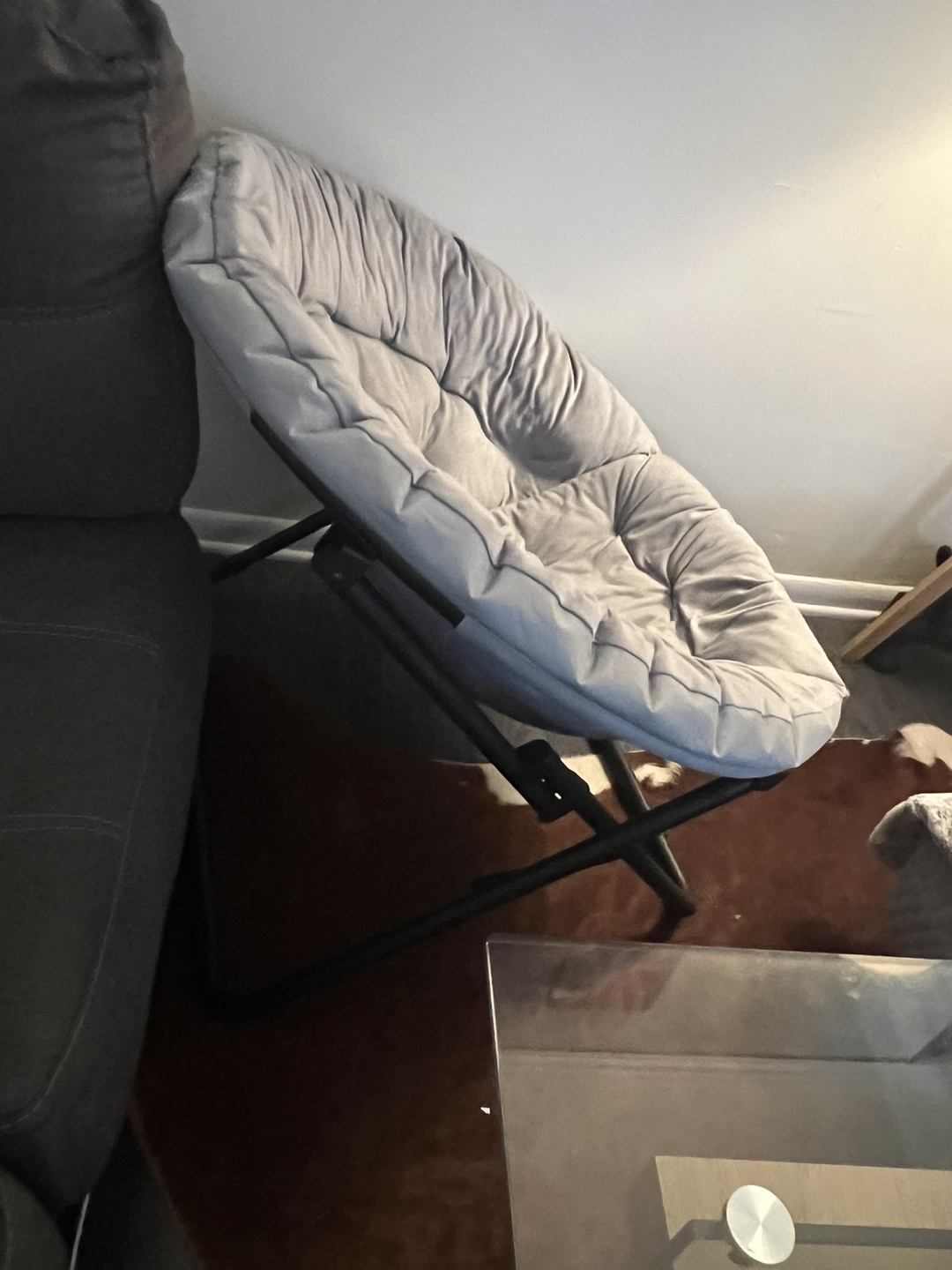 Gray Saucer Chair - photo 3