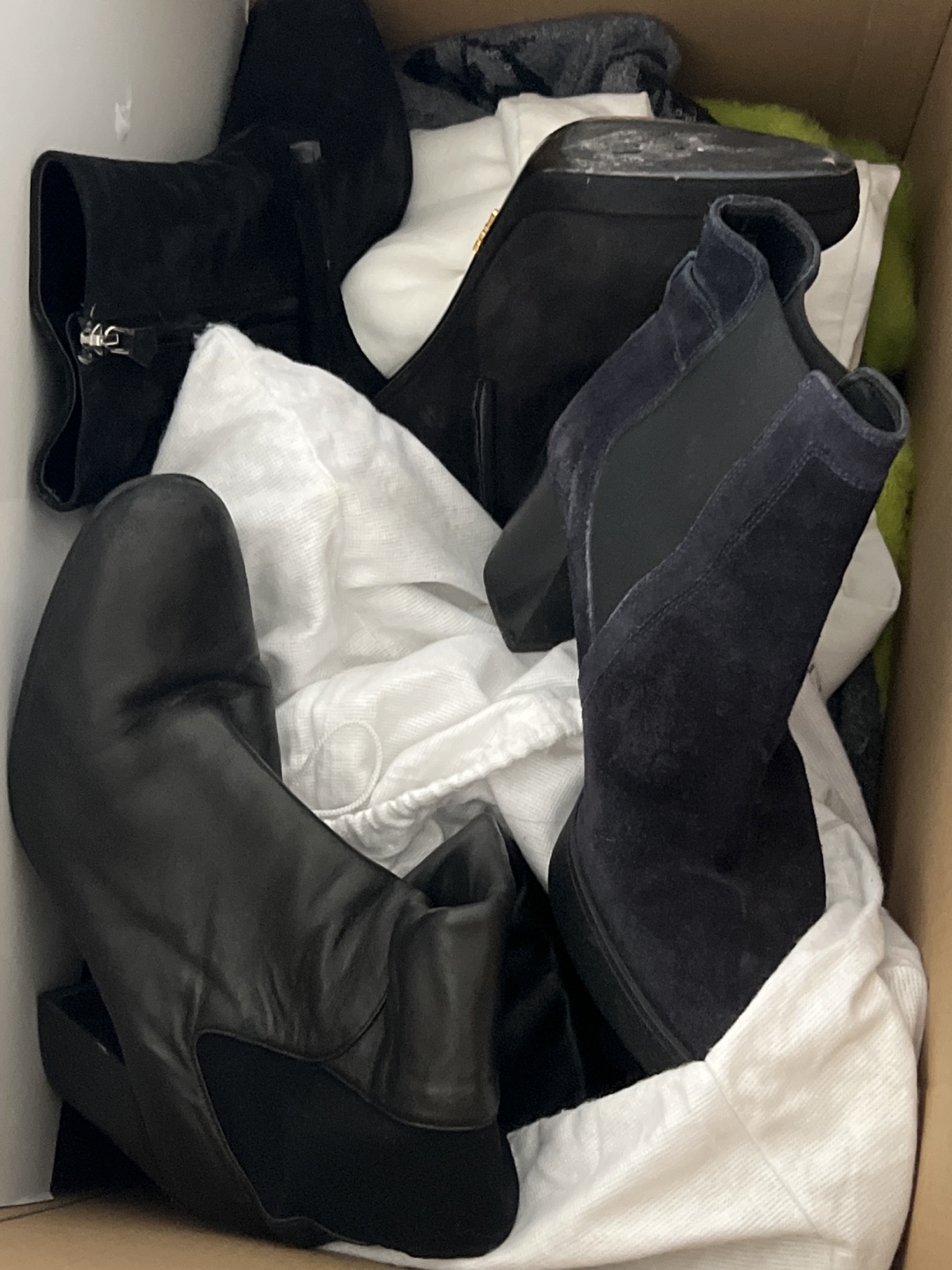 Bundle of Women's Boots Sweaters etc