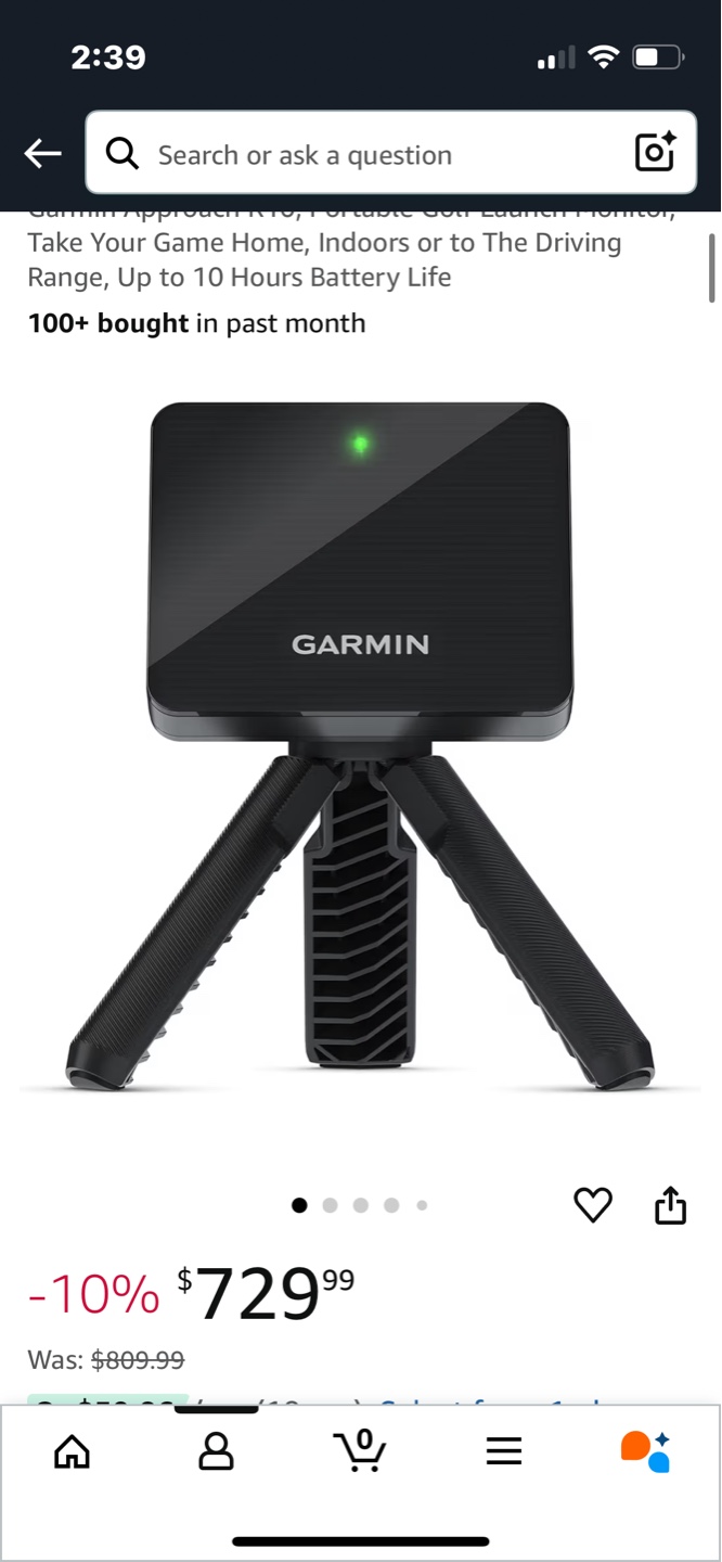Garmin Approach R10 Portable Golf Launch Monitor - photo 2