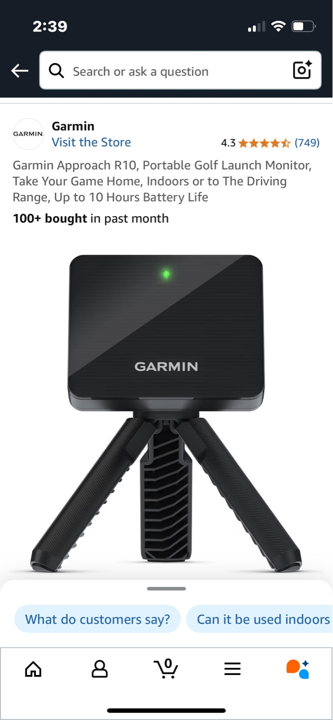 Garmin Approach R10 Portable Golf Launch Monitor - photo 3