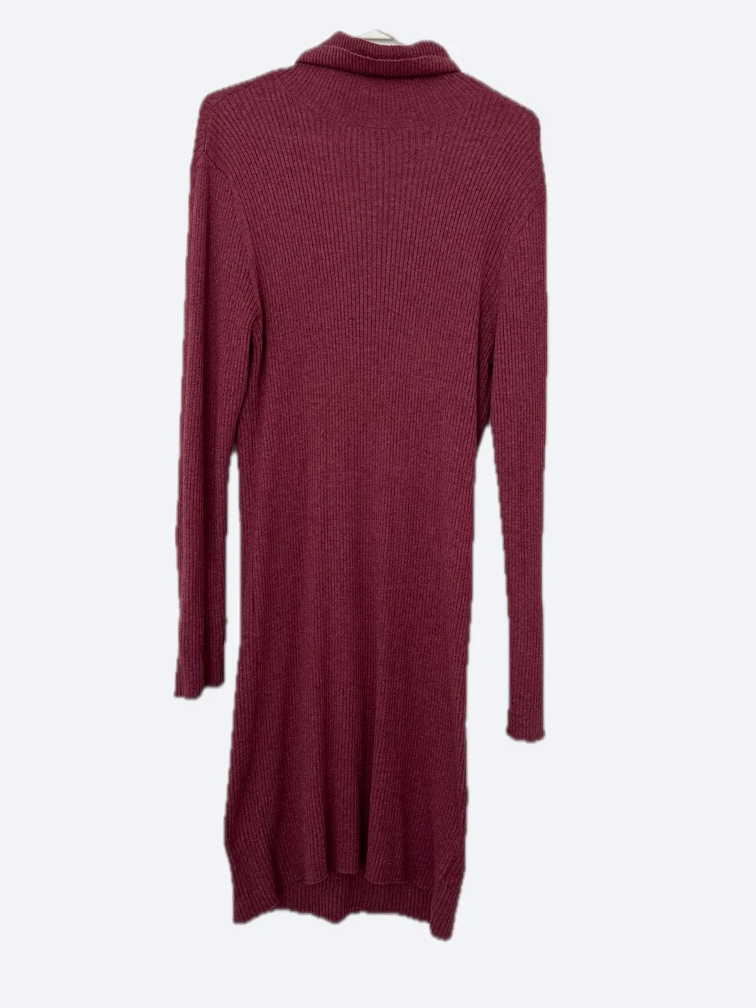 American Eagle Burgundy Ribbed Turtleneck  Dress thumbnail