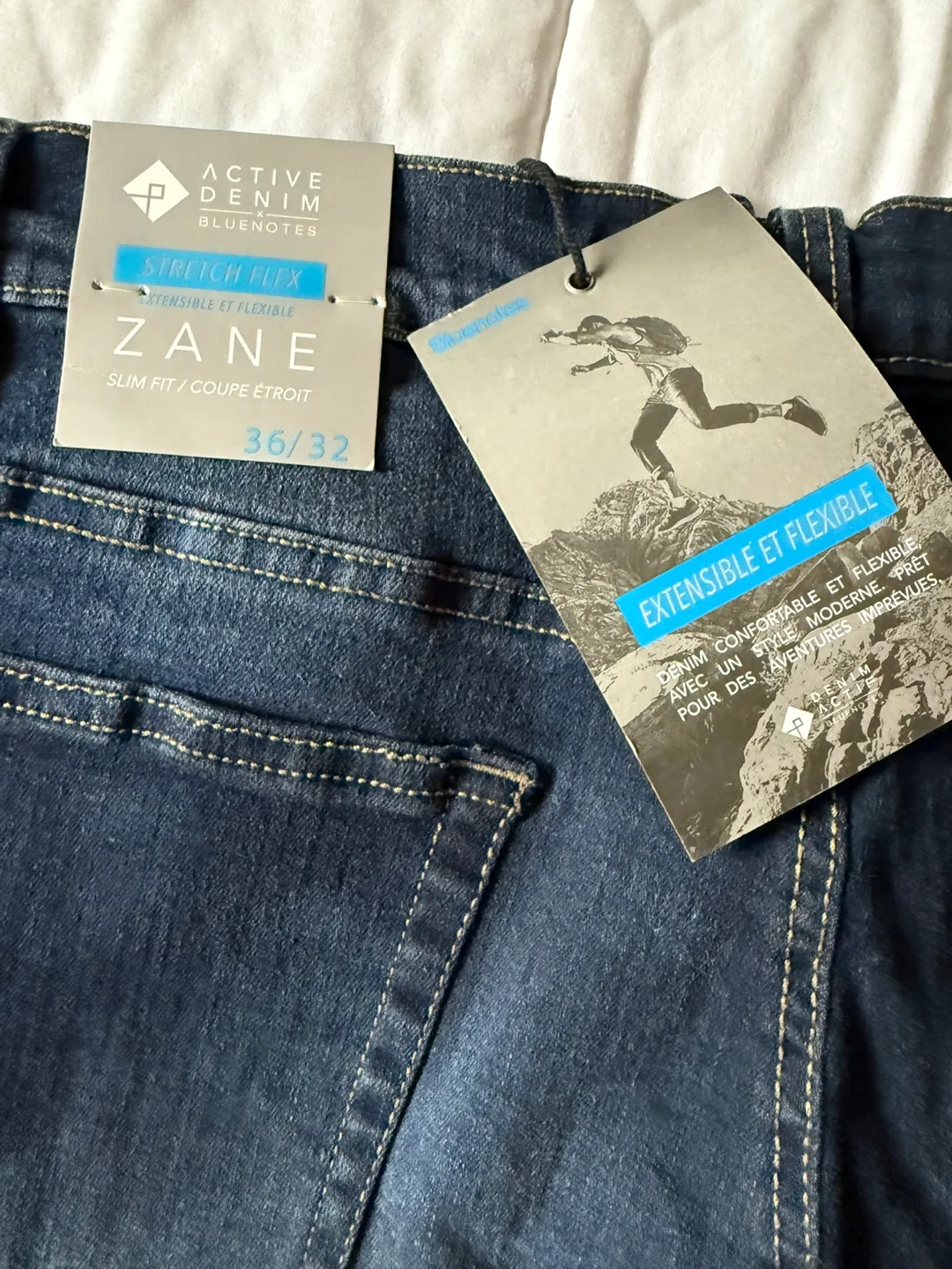 Bluenotes Zane Stretch Flex Jeans - Size 36/32 thumbnail