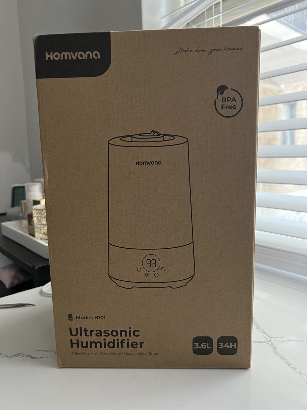 NEW! Homvana Ultrasonic Humidifier - Model H101