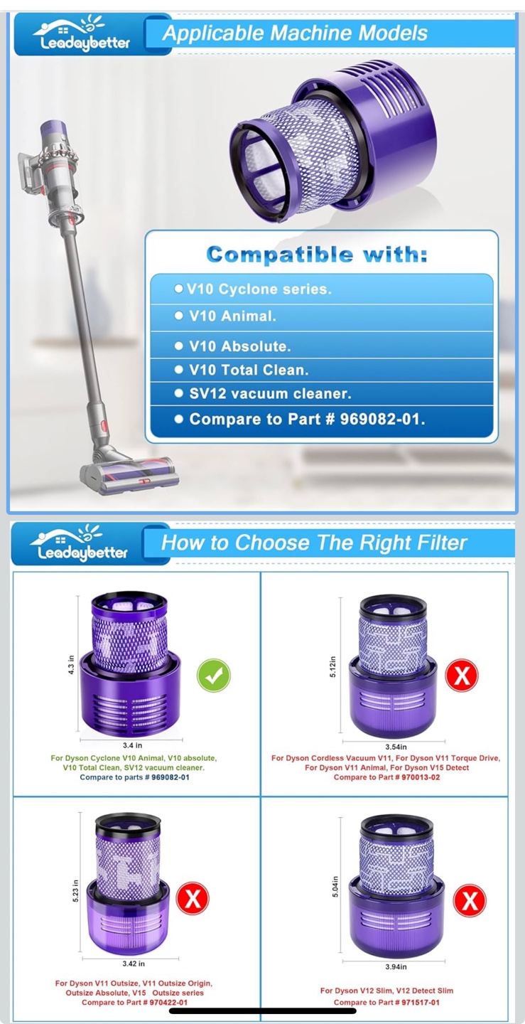 Dyson Vacuum Filter - photo 2