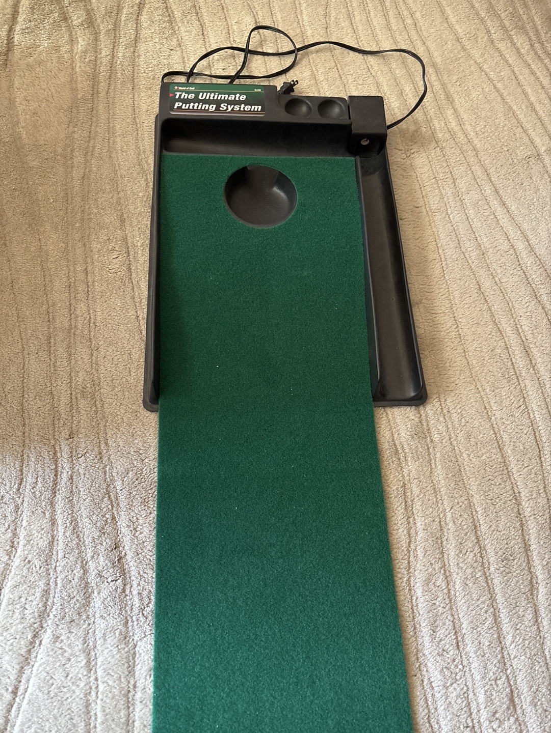 The Ultimate Putting System Golf Practice Mat