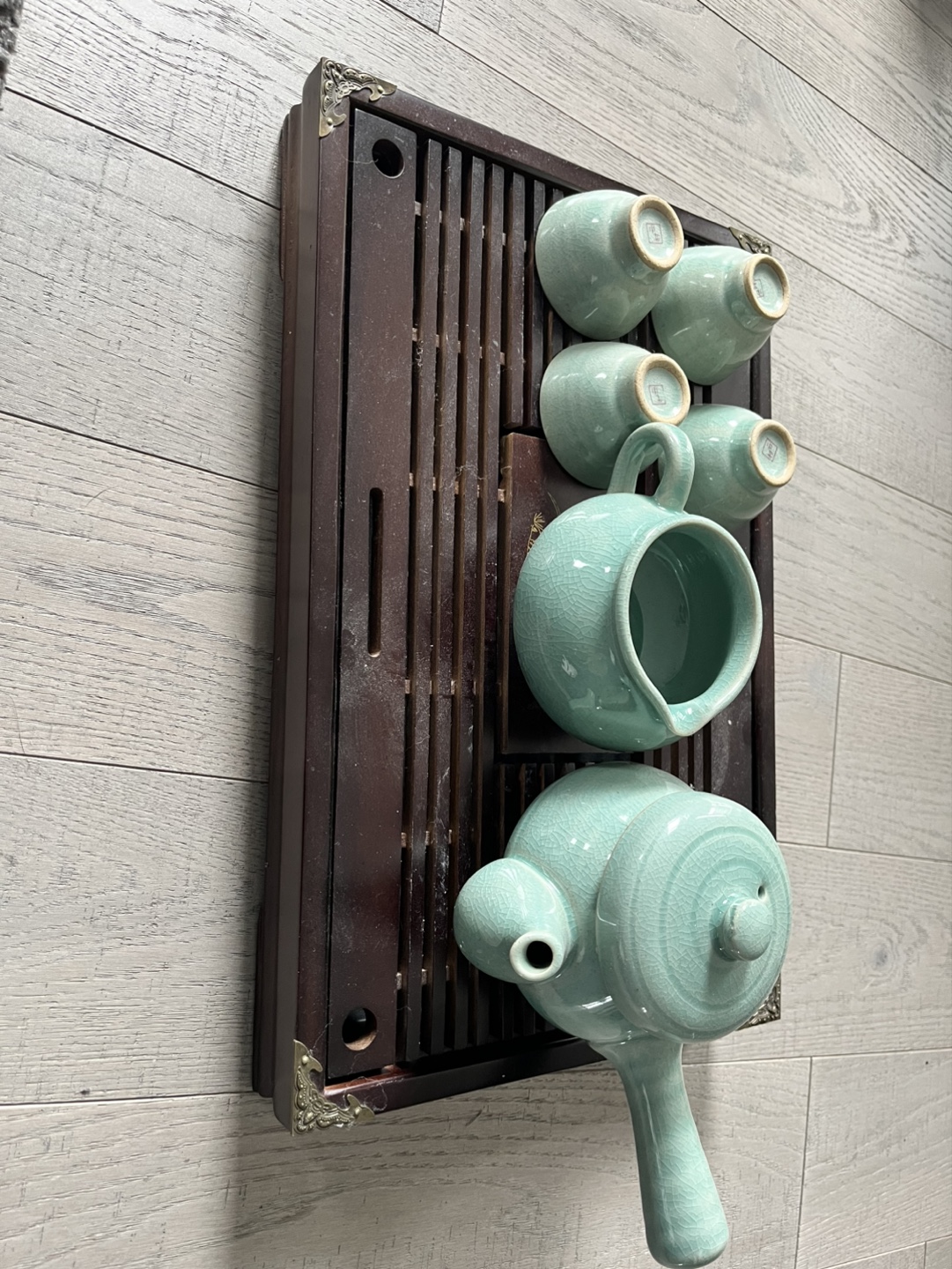 Korean traditional style Tea Set with Tray