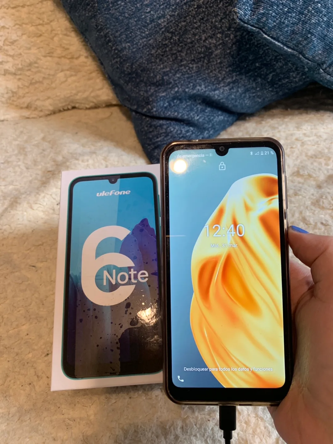 Unefone Note 6 Smartphone - Like New thumbnail