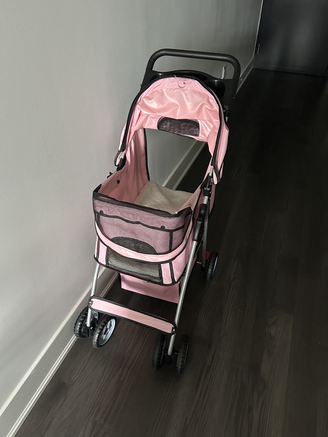 Pink Pet Stroller