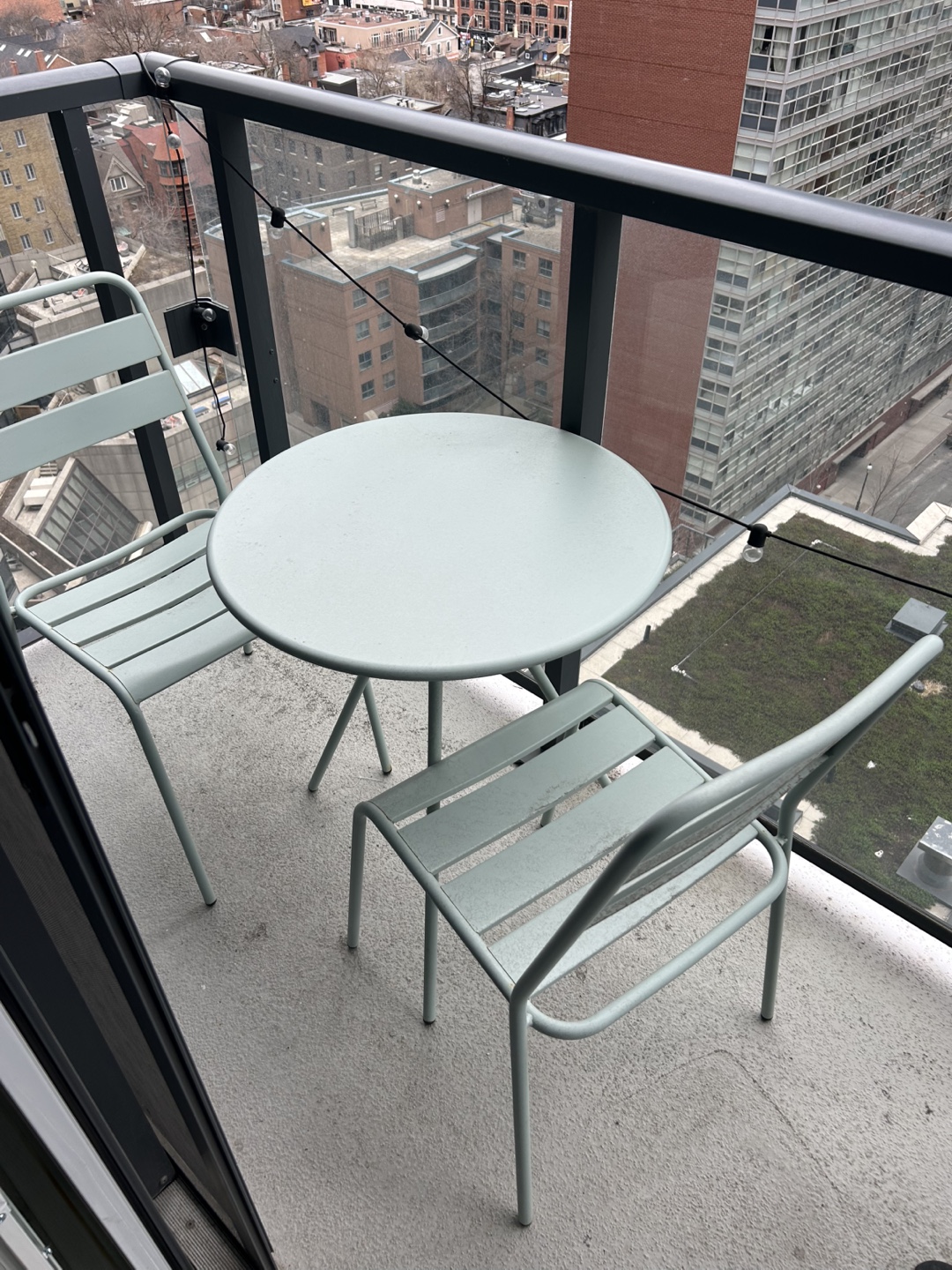 Balcony Set - Table and Two Chairs
