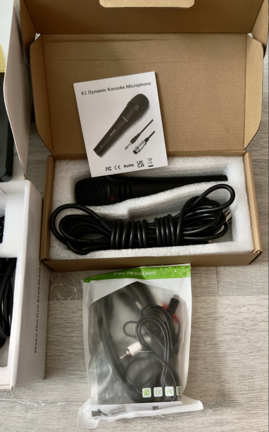 TONOR K1 Karaoke Microphone & Live Sound Card Set - photo 2