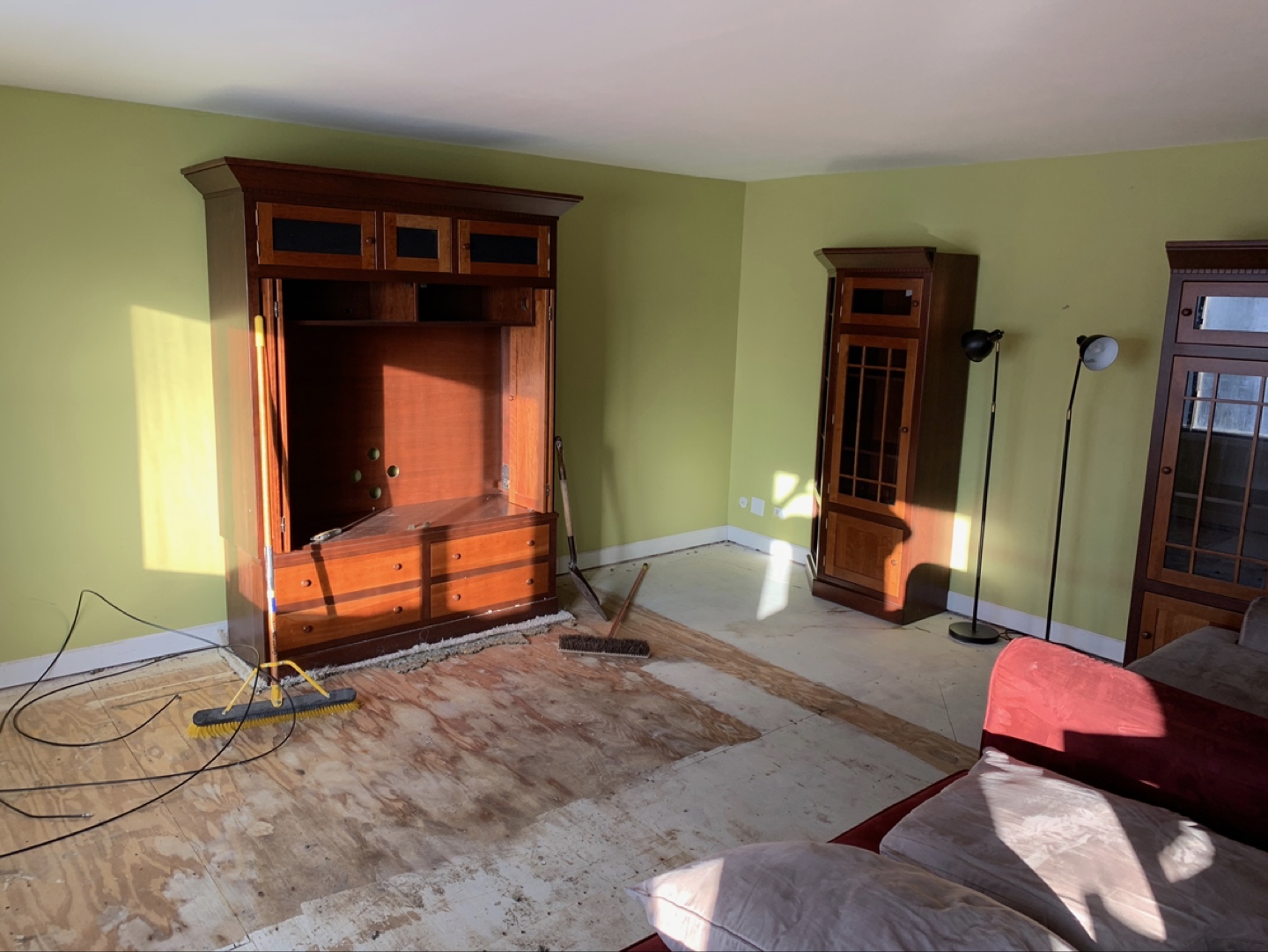 Large Amish entertainment center