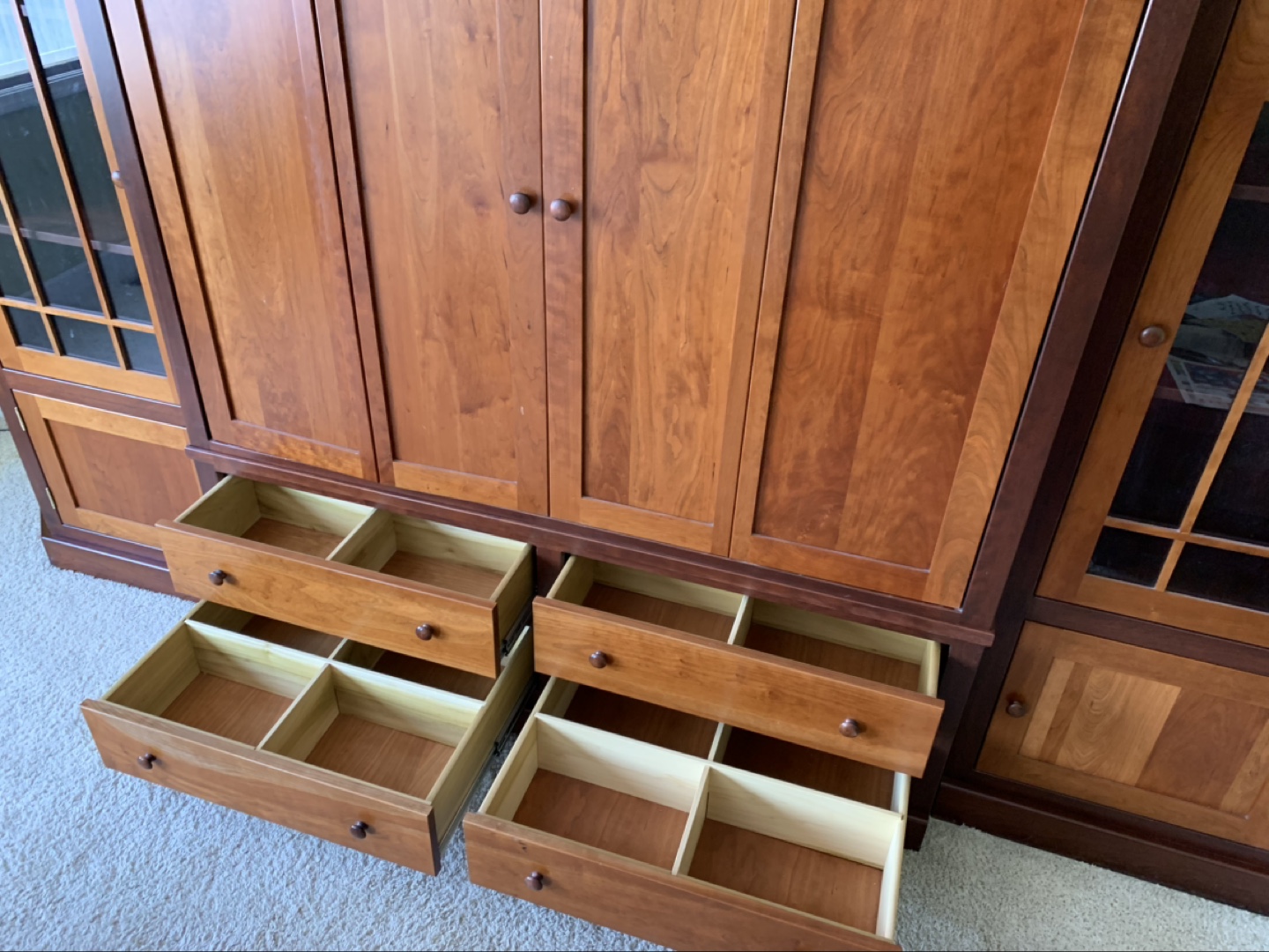 Large Amish entertainment center - photo 3