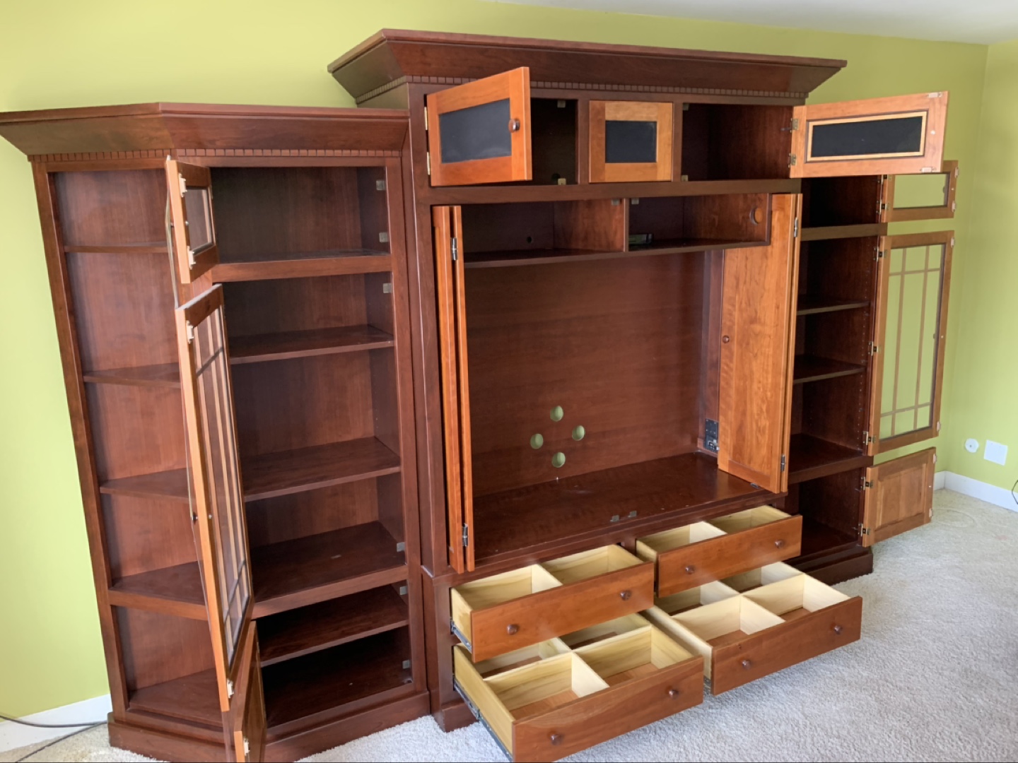 Large Amish entertainment center - photo 2
