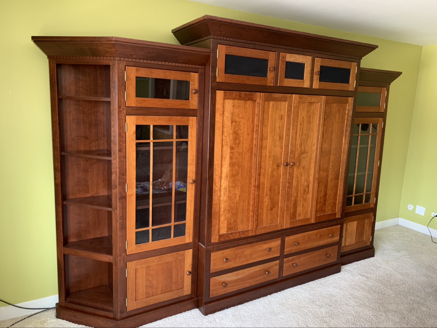 Large Amish entertainment center - photo 5