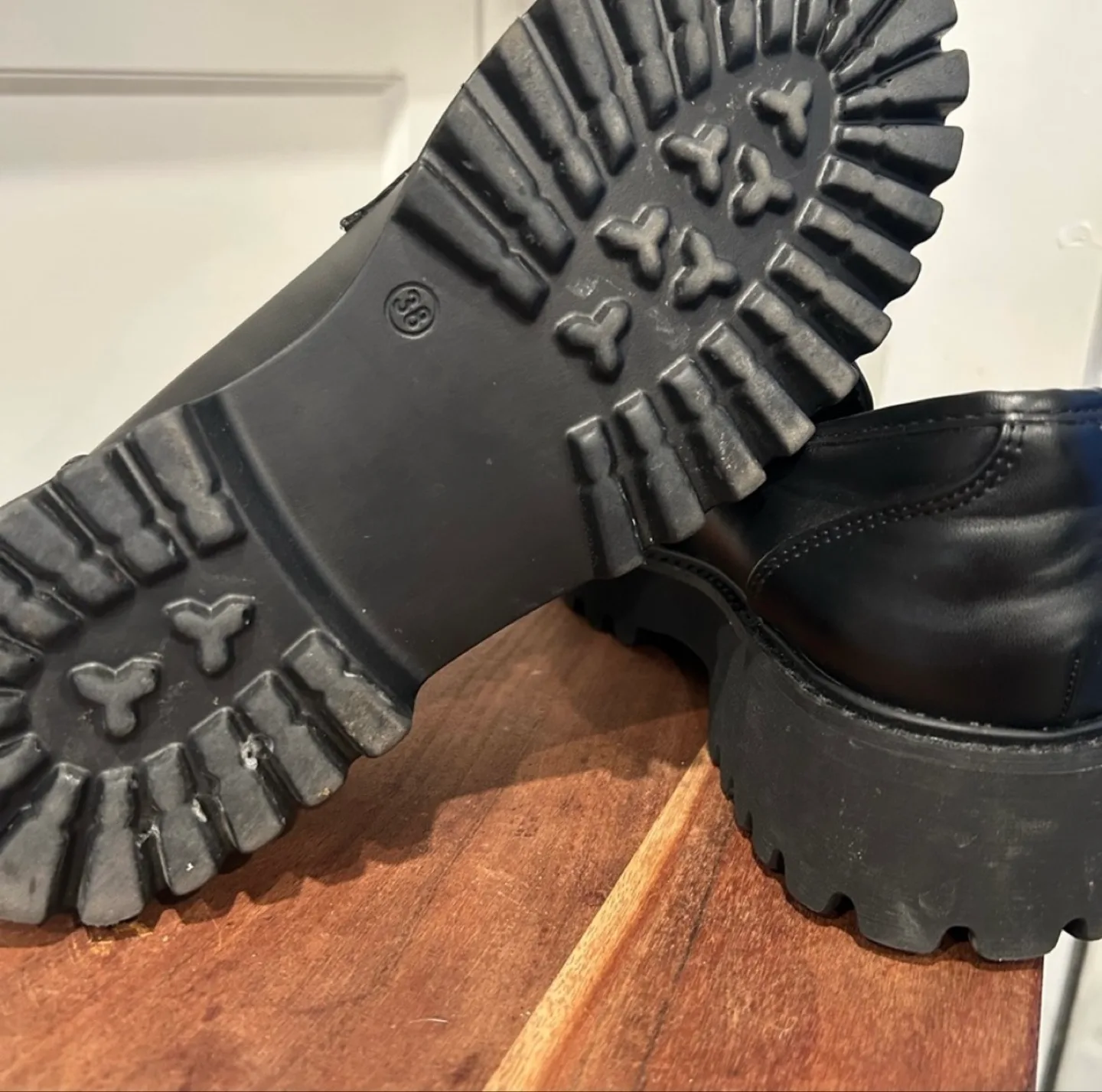 Steve Madden Black Platform Loafers image indicator(7)