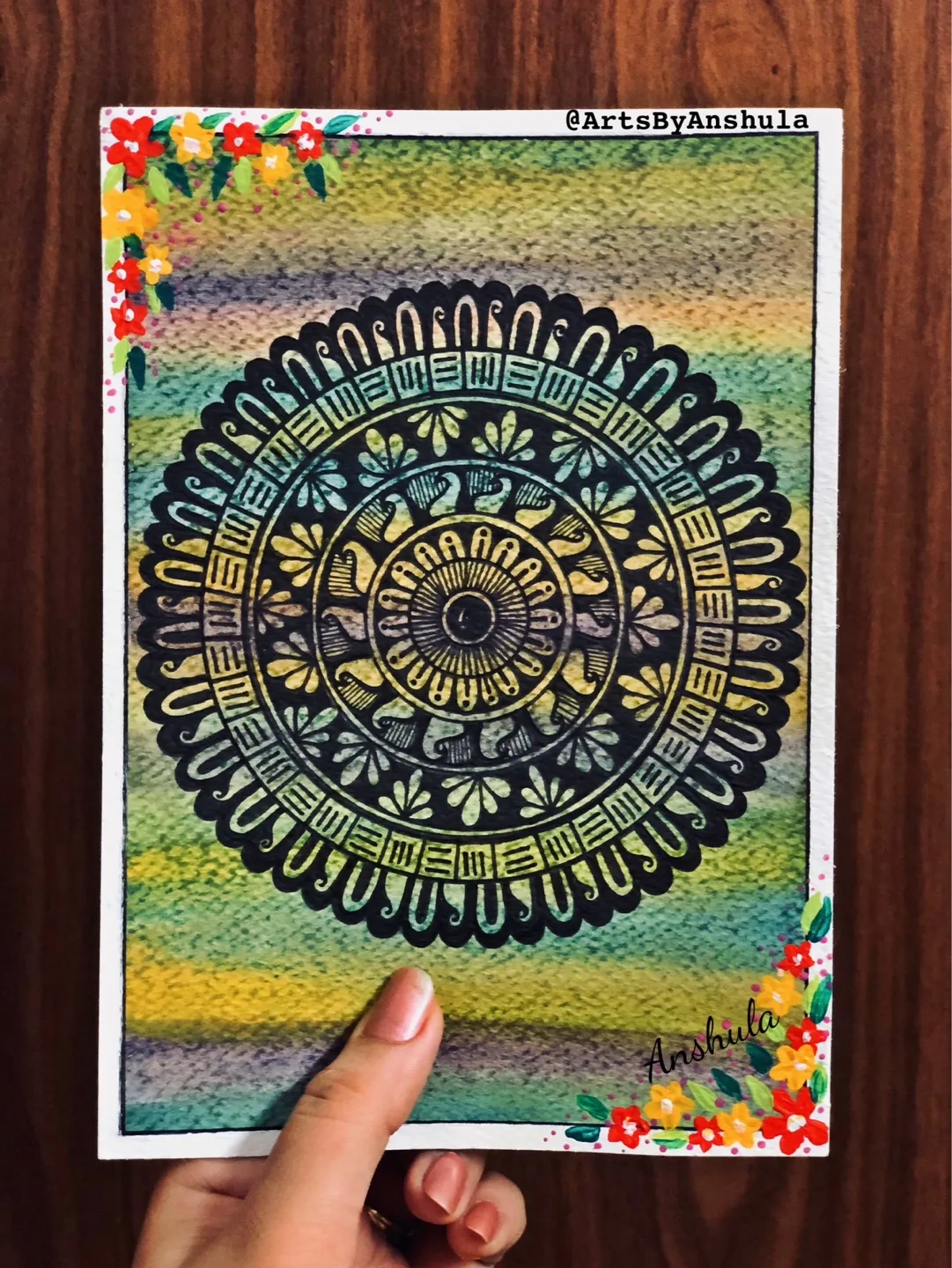 Original Acrylic Paintings with Mandala thumbnail