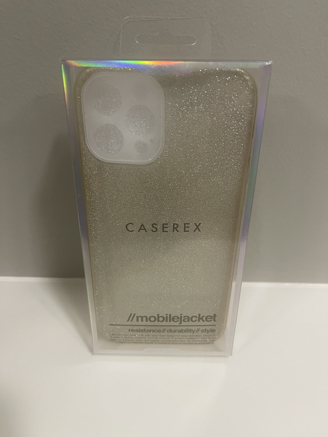 REDUCED-CASEREX Mobilejacket iPhone 12/12 Pro Glitter Phone Case
