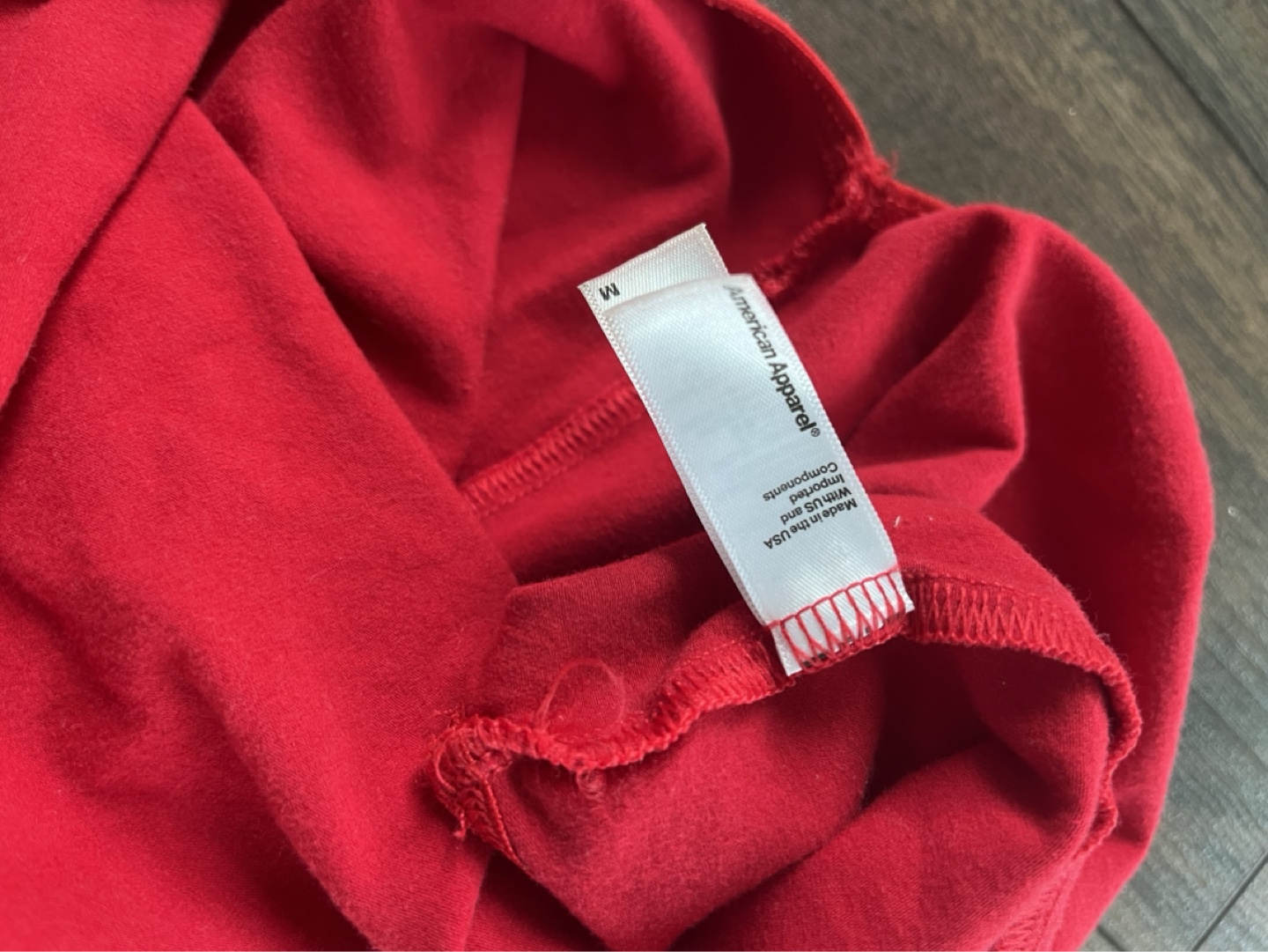 American Apparel Red Halter Bodysuit - Size M - photo 3