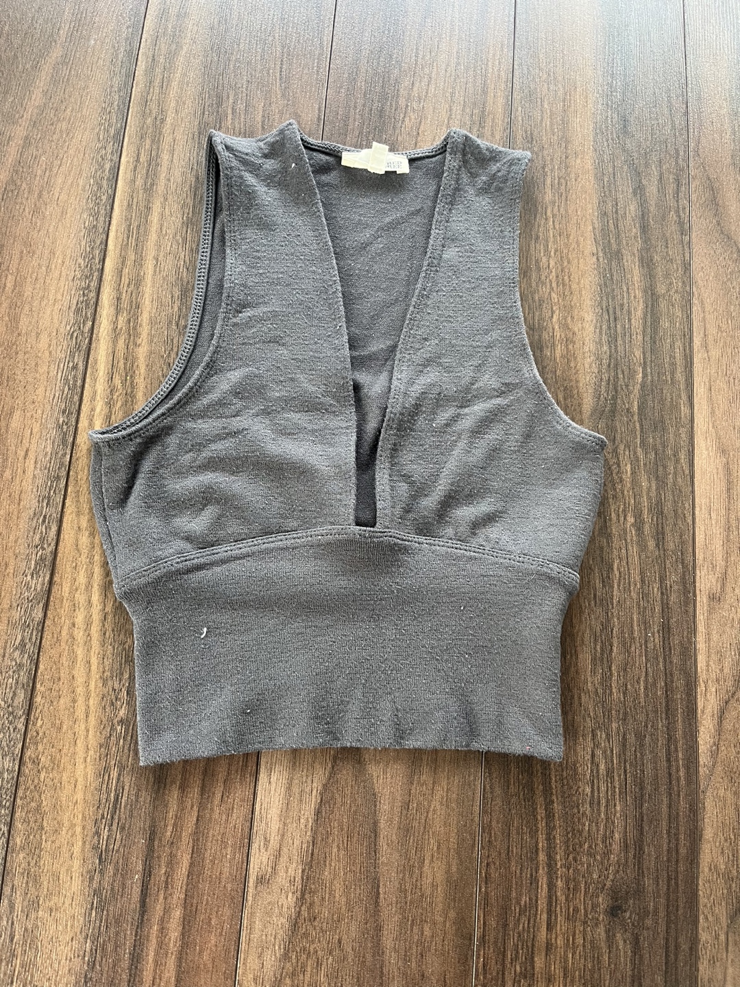 Wilfred Free XXS Grey Sleeveless Crop Top
