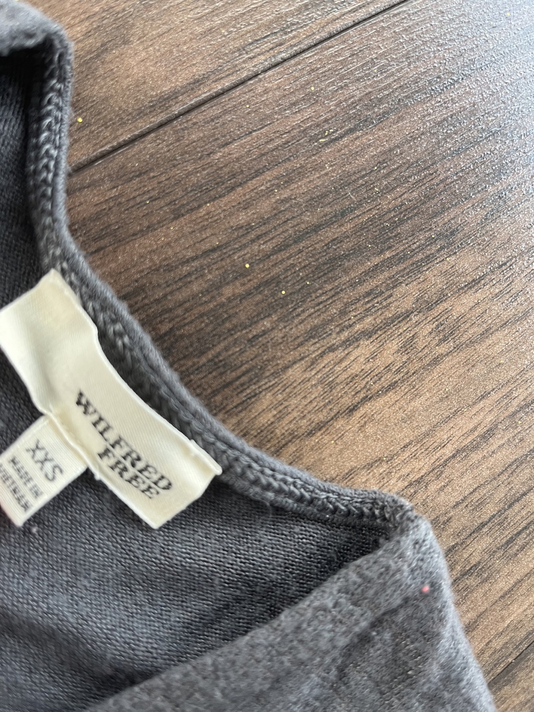 Wilfred Free XXS Grey Sleeveless Crop Top - photo 2