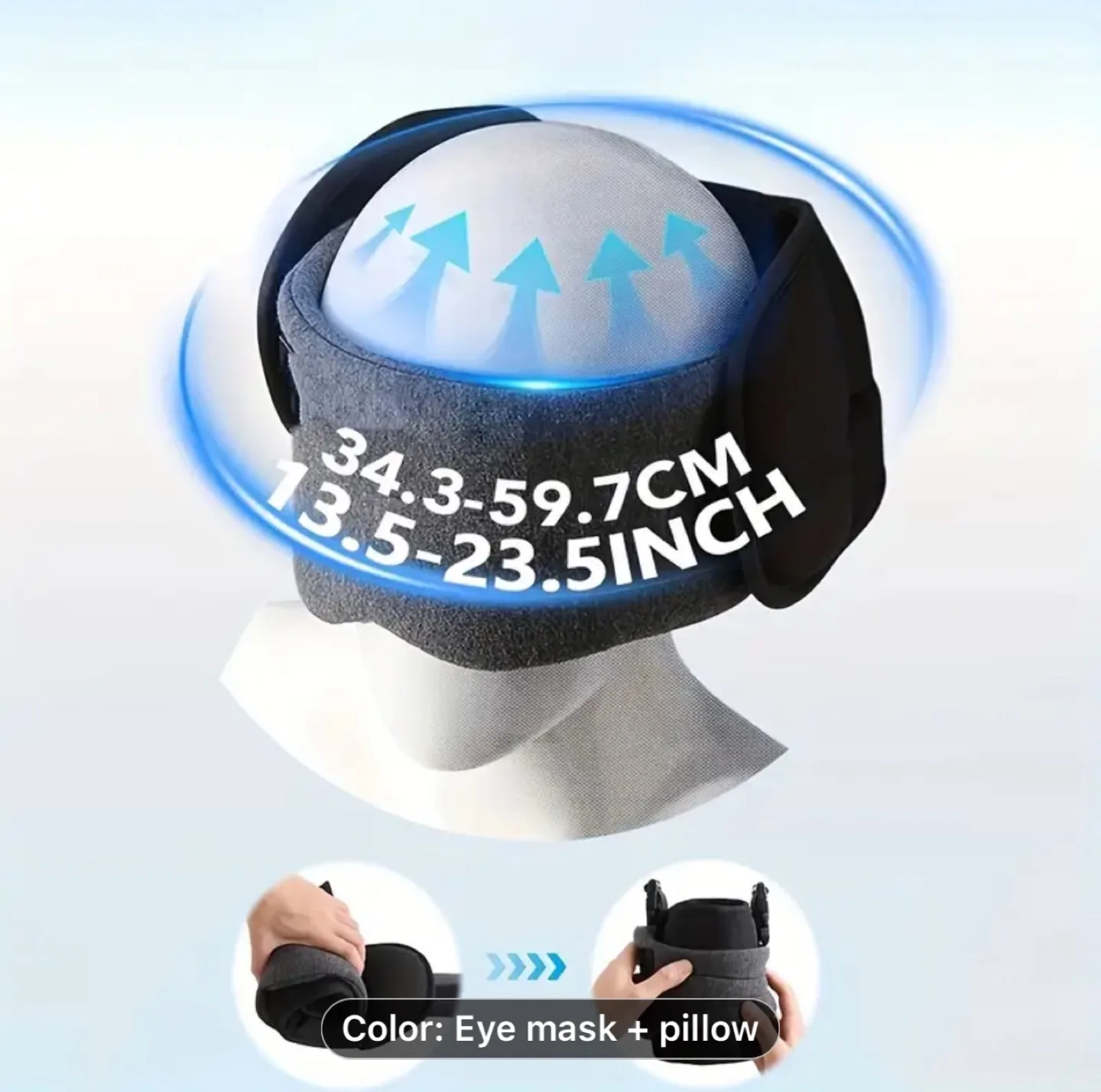 Travel Eye Mask and Pillow Set - Neck Support image indicator(5)