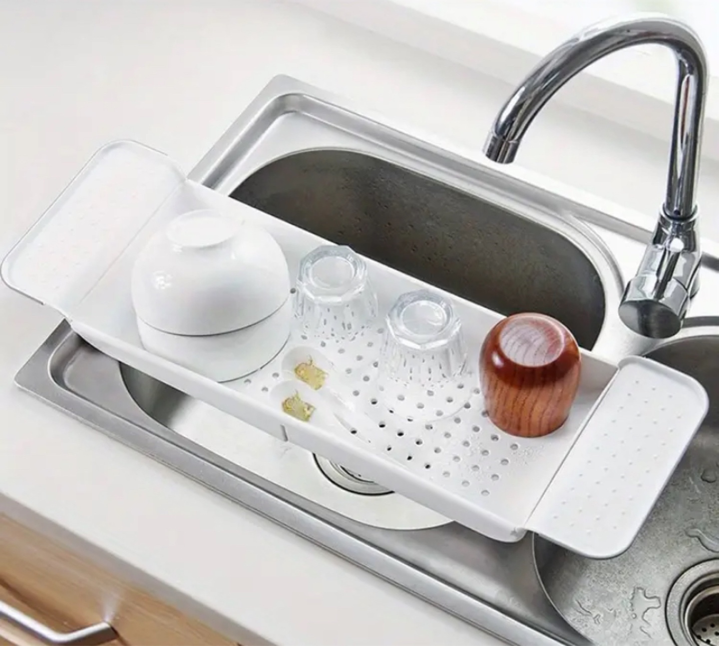 Adjustable Bath Caddy Tray - photo 3