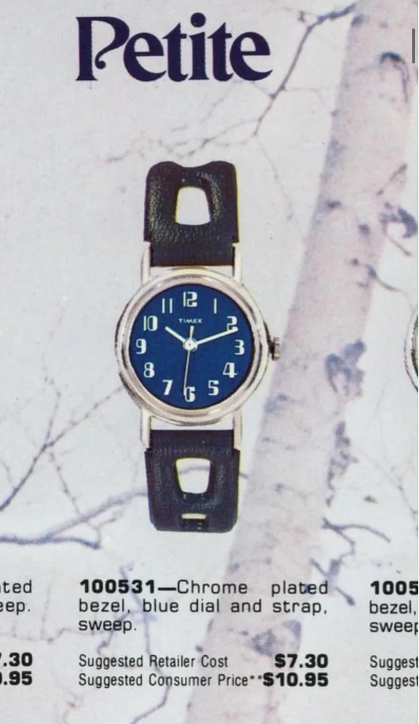 Vintage Timex Petite Watch 1975 image indicator(3)