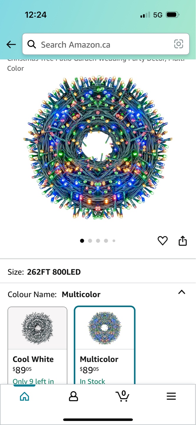 Multicolor Christmas String Lights with Remote - photo 2