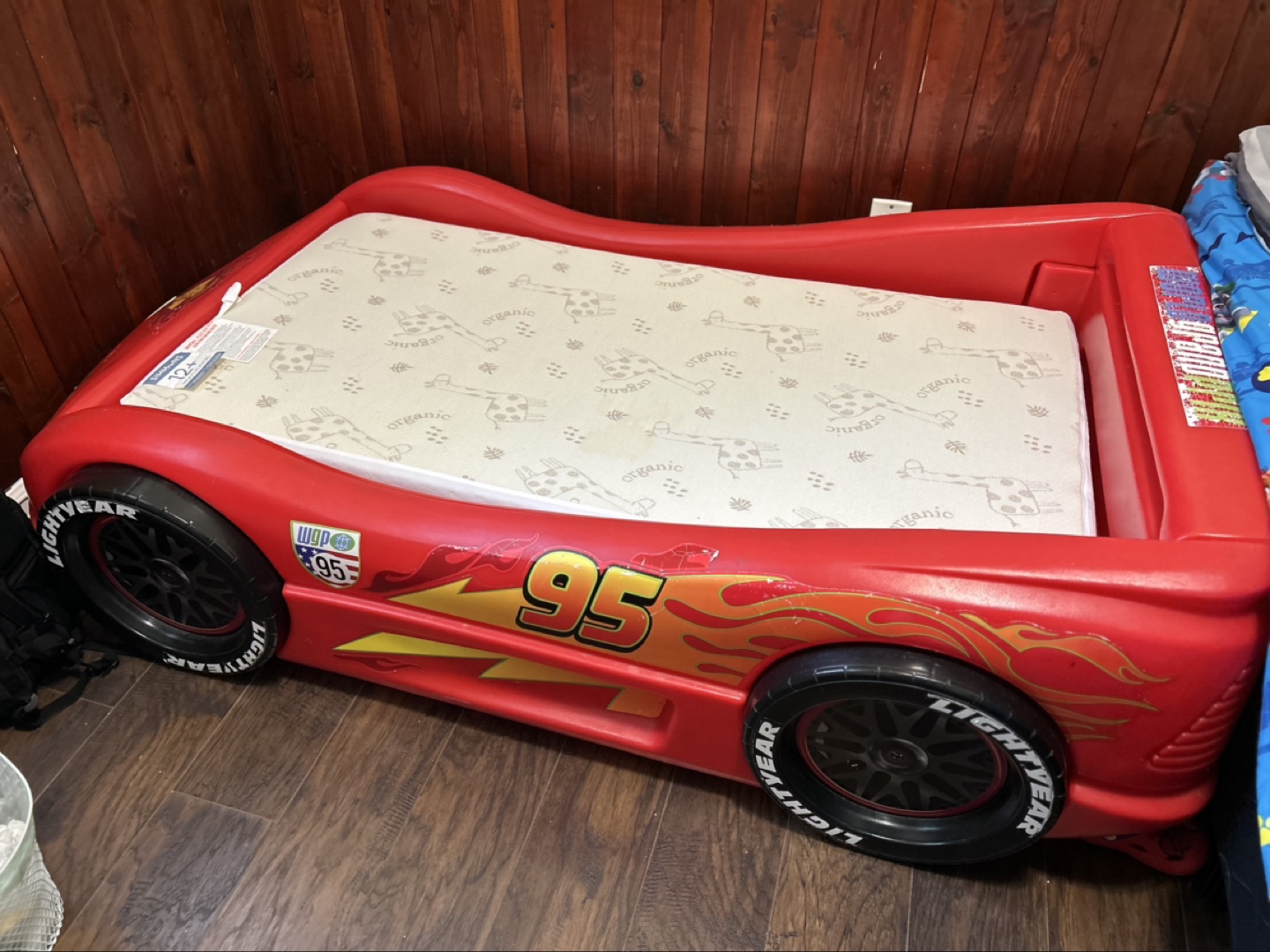 Cars Toddler Bed with Mattress - photo 2