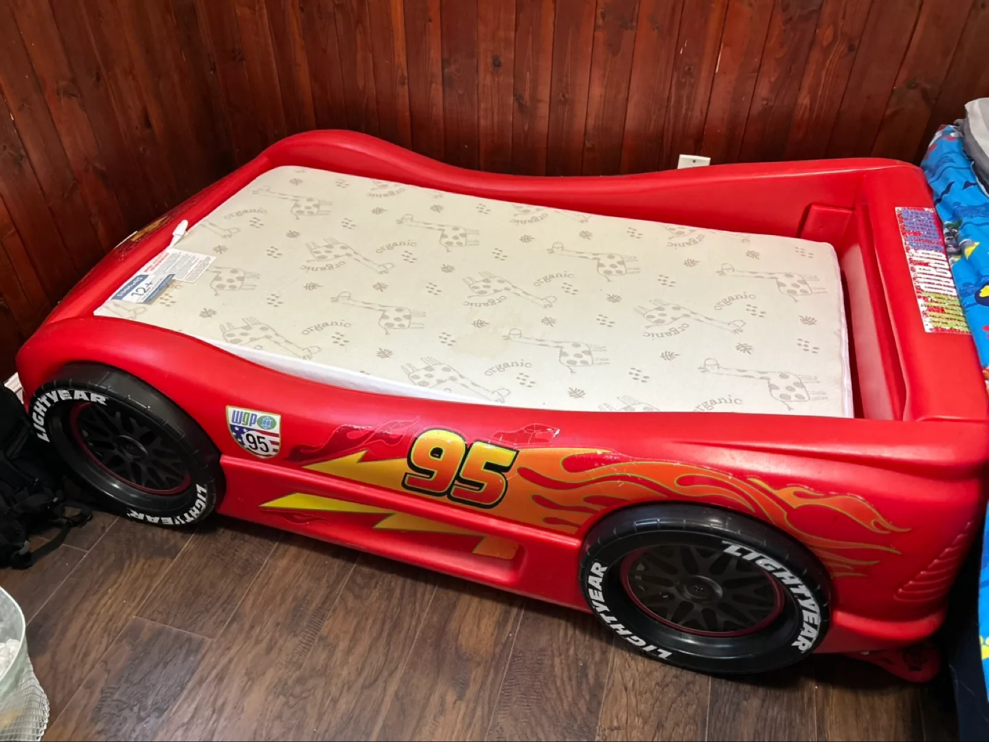 Cars Toddler Bed with Mattress image indicator(2)